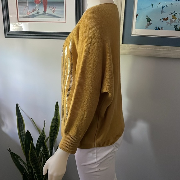 Via Vitale foil print sweater - Picture 5 of 10